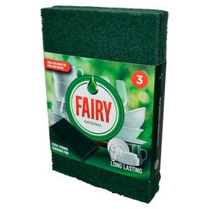 Fairy Extra Strong Scouring Pad 3pk 518939