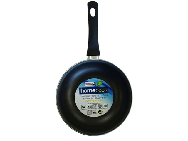 Non-Stick Frying Pan Enamel Steel 20cm Cream HH0145