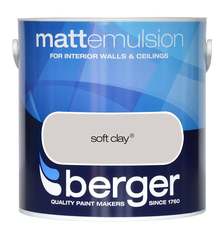 Berger Matt Emulsion Soft Clay 2.5L