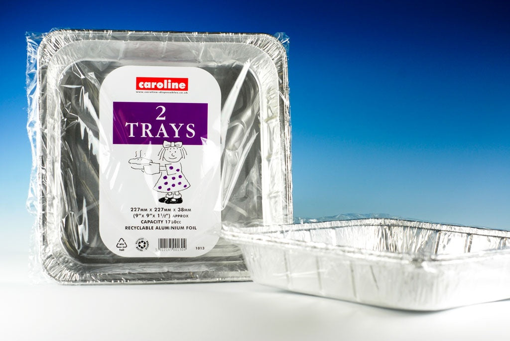 Caroline Foil Tray 60oz Pack 2 1013