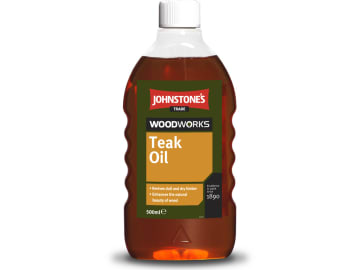 Johnstone's Paint Woodworks Teak Oil 500ml