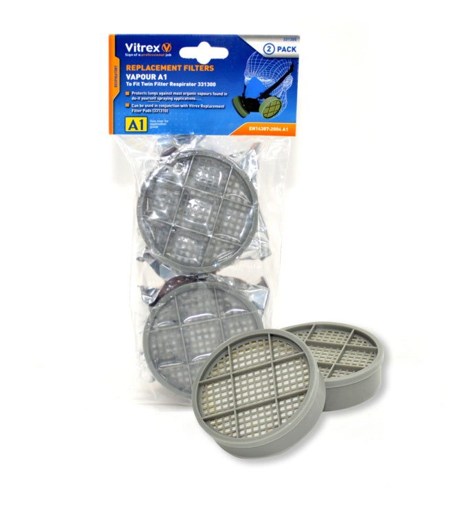 Vitrex Replacement Filters A1 Pack of 2