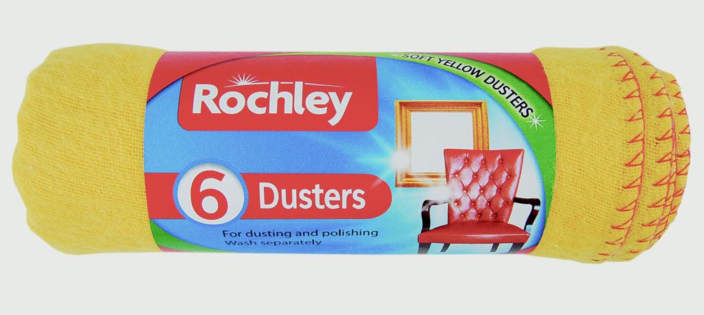 Rochley Yellow Duster Pack of 6