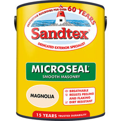 Sandtex Smooth Masonry Paint Magnolia 5L