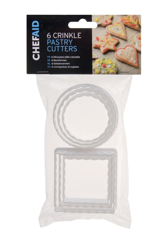 Chef Aid Pastry Cutters Pack 6 10E00782