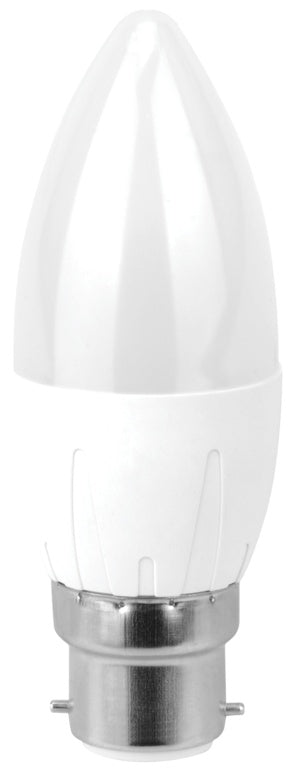Lyveco BC LED 240V C37 Candle 470lm 4000K 6W