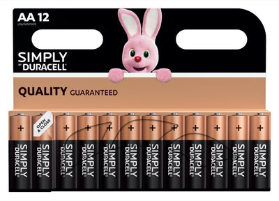 Duracell Simply Batteries AA x 12 S5938