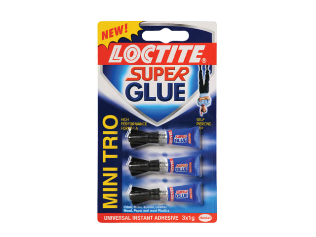 Super Glue Mini Trio 3 x 1g