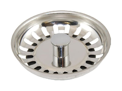 London & Lancashire Sink Strainer Plug Basket Stem 8cm 2068