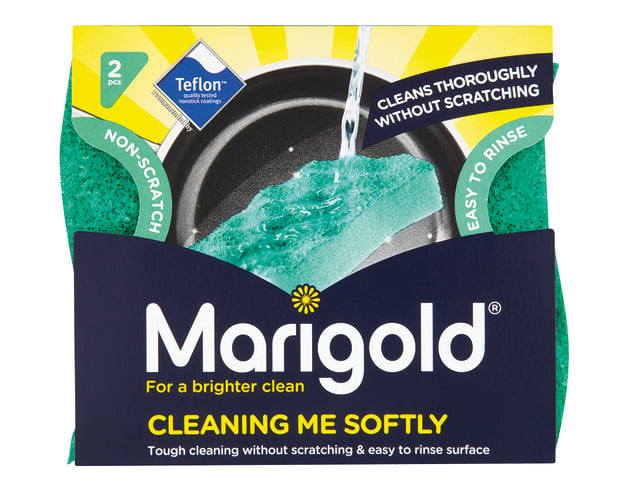 Marigold Non Scratch Clean Me Softly Scourer Pack 2