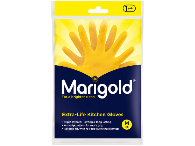 Marigold Extra-Life Kitchen Rubber Gloves Medium FH175437