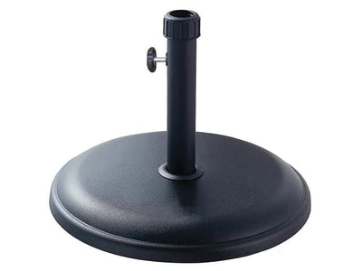 Royalcraft Parasol Base Round Leather Polycrete 16kg Black
