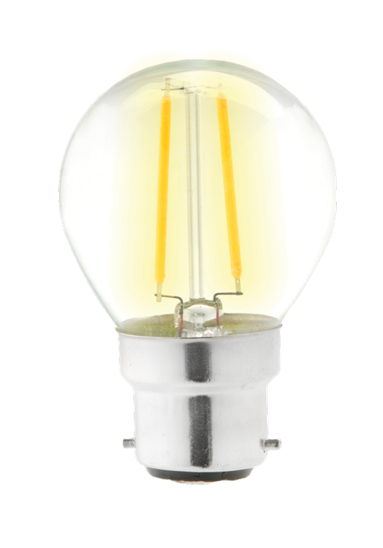 Lyveco Clear LED 4w Filament Round 2700k 470lm BC