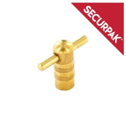 Securpak Brass Radiator Key Pack 2
