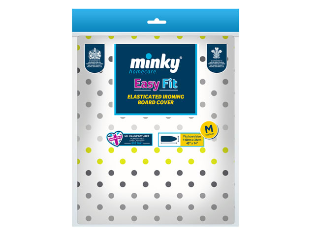 Minky Easy Fit Polycotton Ironing Board Cover 110x35cm PP23004000