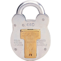 Squire Old English Padlock Galvanised 440 50mm