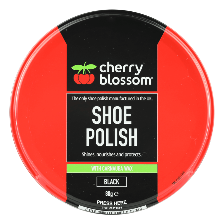 Cherry Blossom Shoe Polish Black 80g CB211126