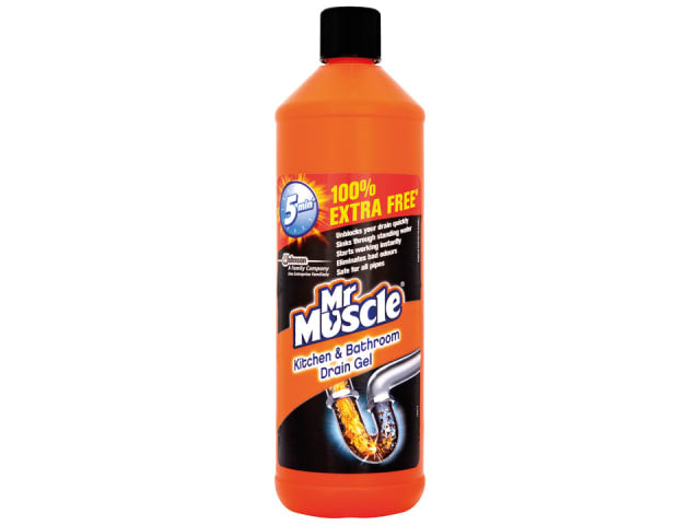 Mr Muscle Max Drain Unblocker Kitchen & Bathroom 1L