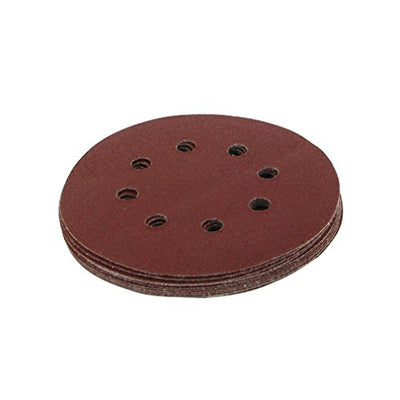 Silverline Hook & Loop Discs 125mm 80 Grit 10pk 633955
