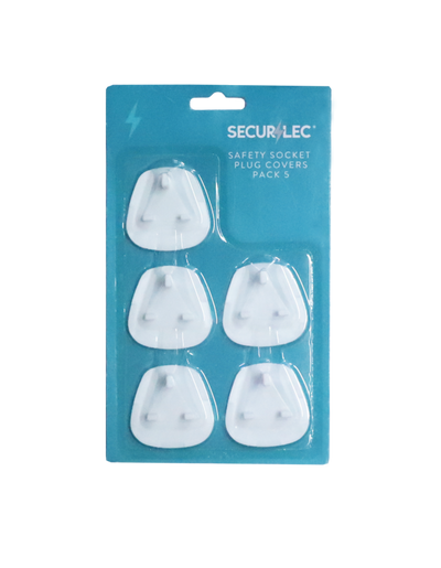 Securlec Safety Socket Plug Covers x 5