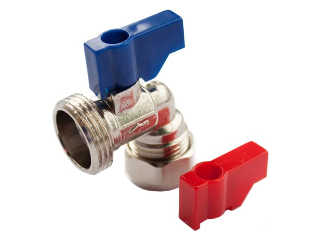 Washing Machine Tap Angle 15mm C x 3/4