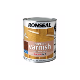 Ronseal Interior Varnish Satin Dark Oak 250ml