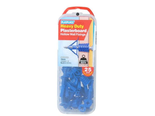 Plasplugs Plasterboard Fixings Heavy Duty x 25 HCF113