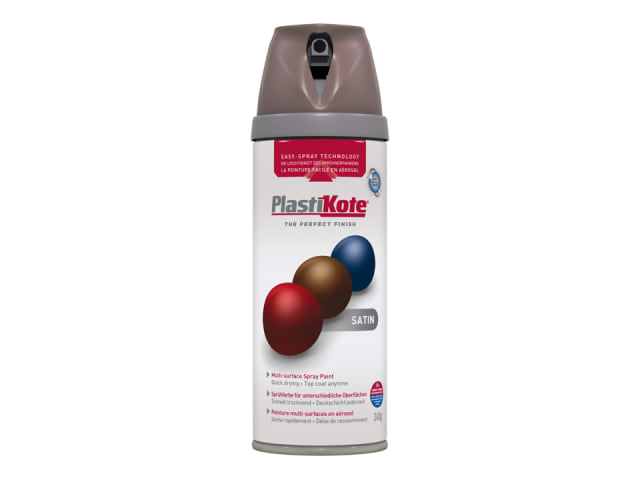 Plastikote Satin Cappuccino Spray Paint 400ml 22120