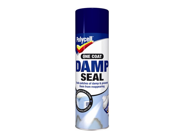 Polycell One Coat Damp Seal Aerosol 500ml 5084978