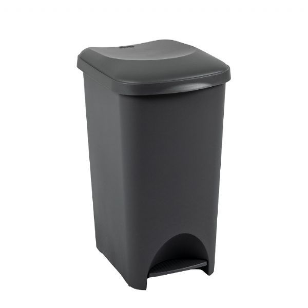 Addis Eco Pedal Bin 40L Metallic 519001