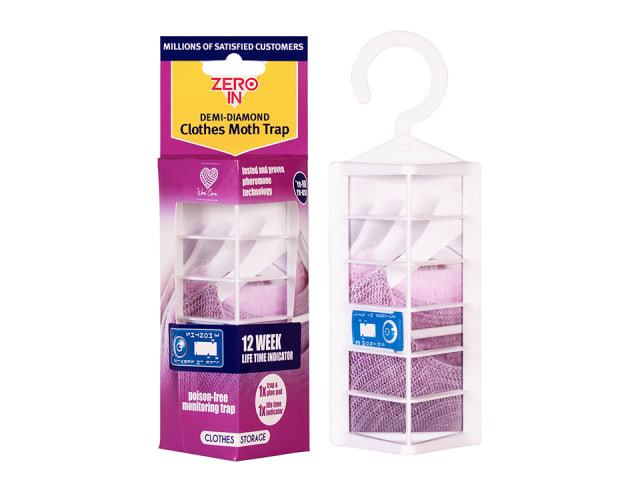 Zero In Demi-Diamond Clothes Moth Killer ZER437