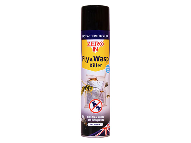 Zero In Fly & Wasp Killer Aerosol 300ml ZER906