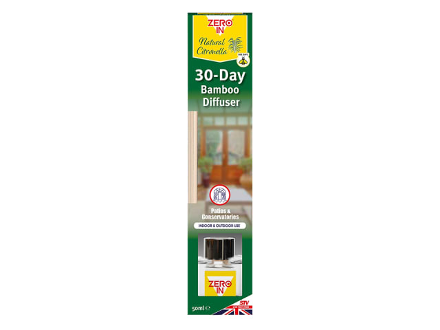 STV Natural Citronella 30 Day Bamboo Diffuser ZER872