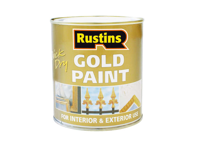 Rustins Quick Dry Gold Paint 250ml