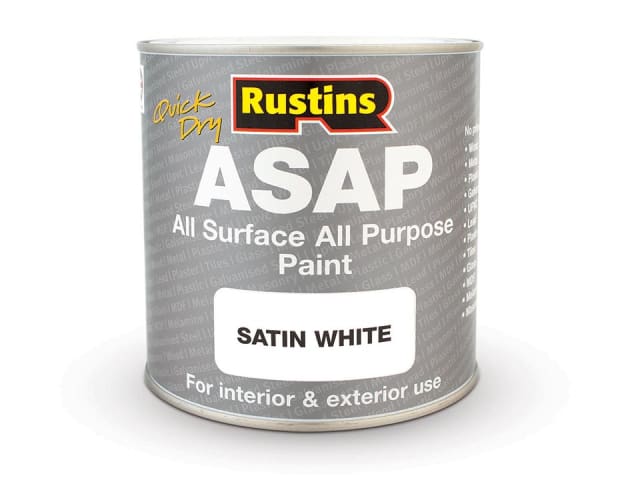 Rustins ASAP All Surface Paint White 250ml