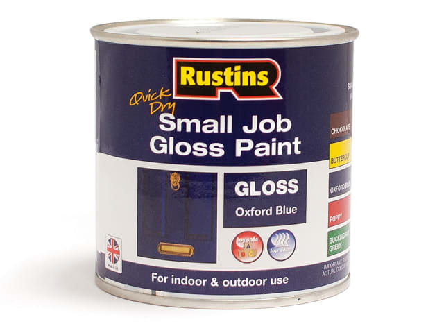 Rustins Quick Dry Small Job Gloss Oxford Blue 250ml