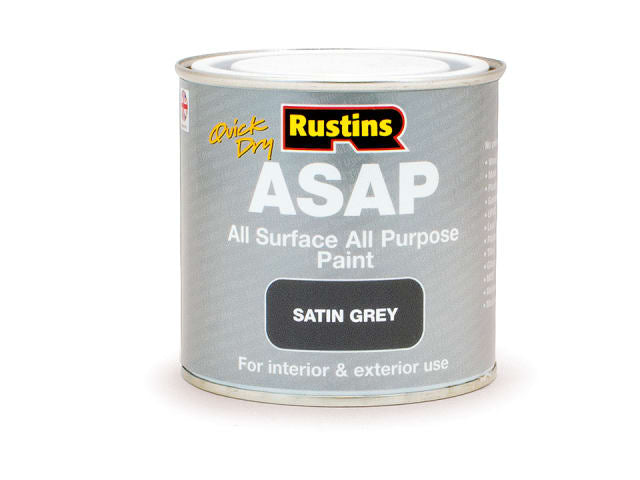Rustins ASAP Paint Grey 250ml