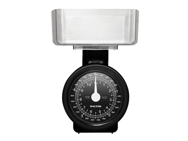 Salter Mechanical Kitchen Scales 5kg Black 114BKCLDRFEU16