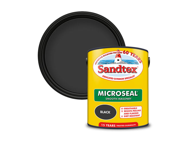 Sandtex Ultra Smooth Masonry Black 5L