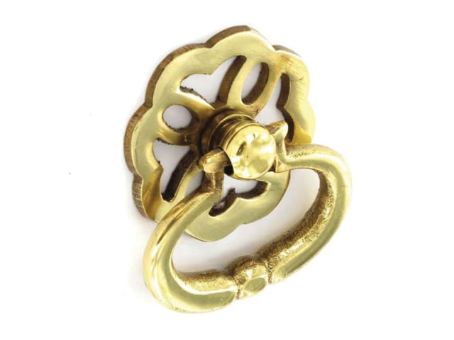 Securit Fancy Ring Pull Handle Brass 38mm x 2 S2634
