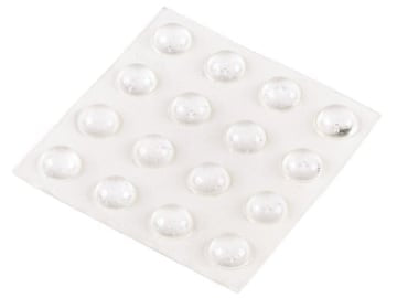 Select Hardware Round Pads Clear Vinyl 10mm x 16 9964