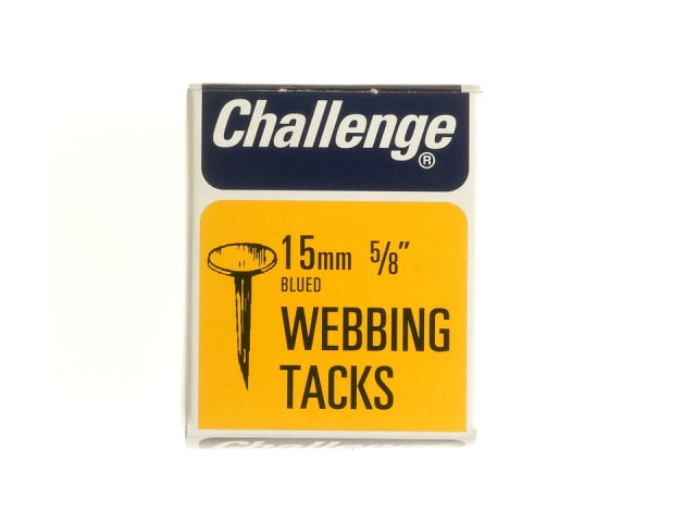 Challenge Webbing Tacks 15mm Boxed 11402