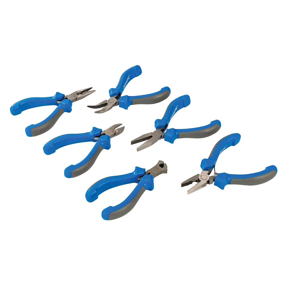 Silverline Mini Pliers Set 6 Piece