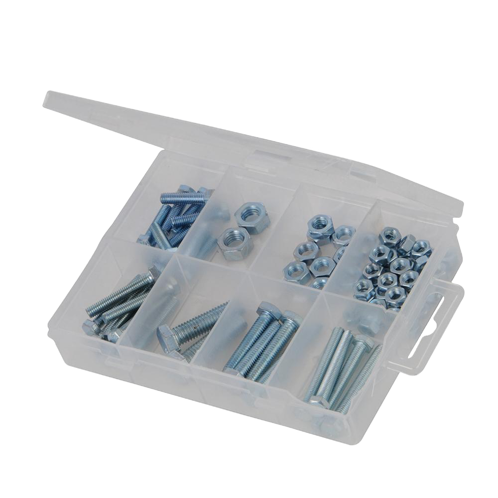 Fixman Hex Bolts & Nuts Pack 75pce 662943