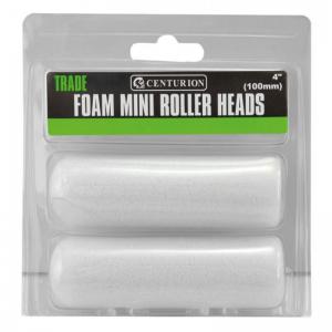 Centurion Trade Foam Mini Rollers 100mm 4" Pack 2 PE26P