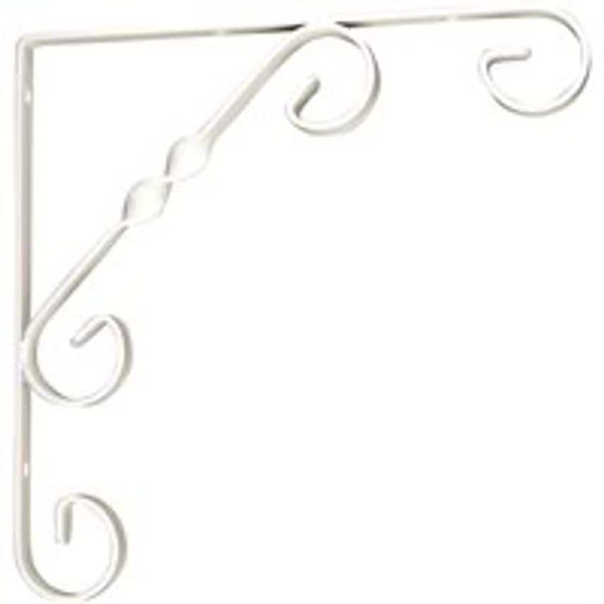 ProSolve Sapphire Ornamental Scroll Bracket White 150 x 150mm