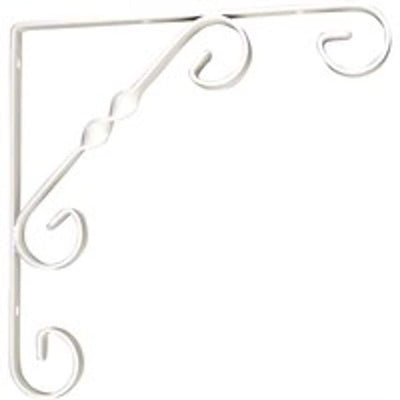 ProSolve Sapphire Ornamental Scroll Bracket White 150 x 150mm