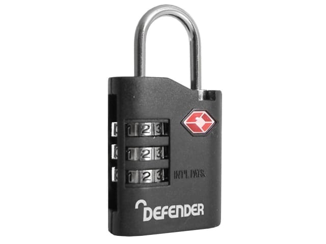 Defender TSA Approved Combination Lock 35mm DFTSACOMBI35
