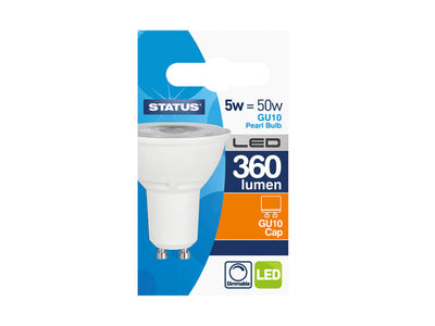 Status GU10 LED 4W Pearl Dimmable Warm White Boxed