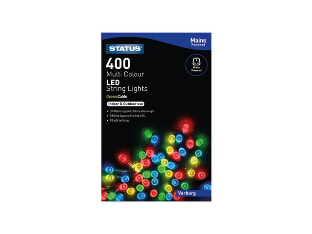 Status International Varberg String Lights 400 LED Multi Colour